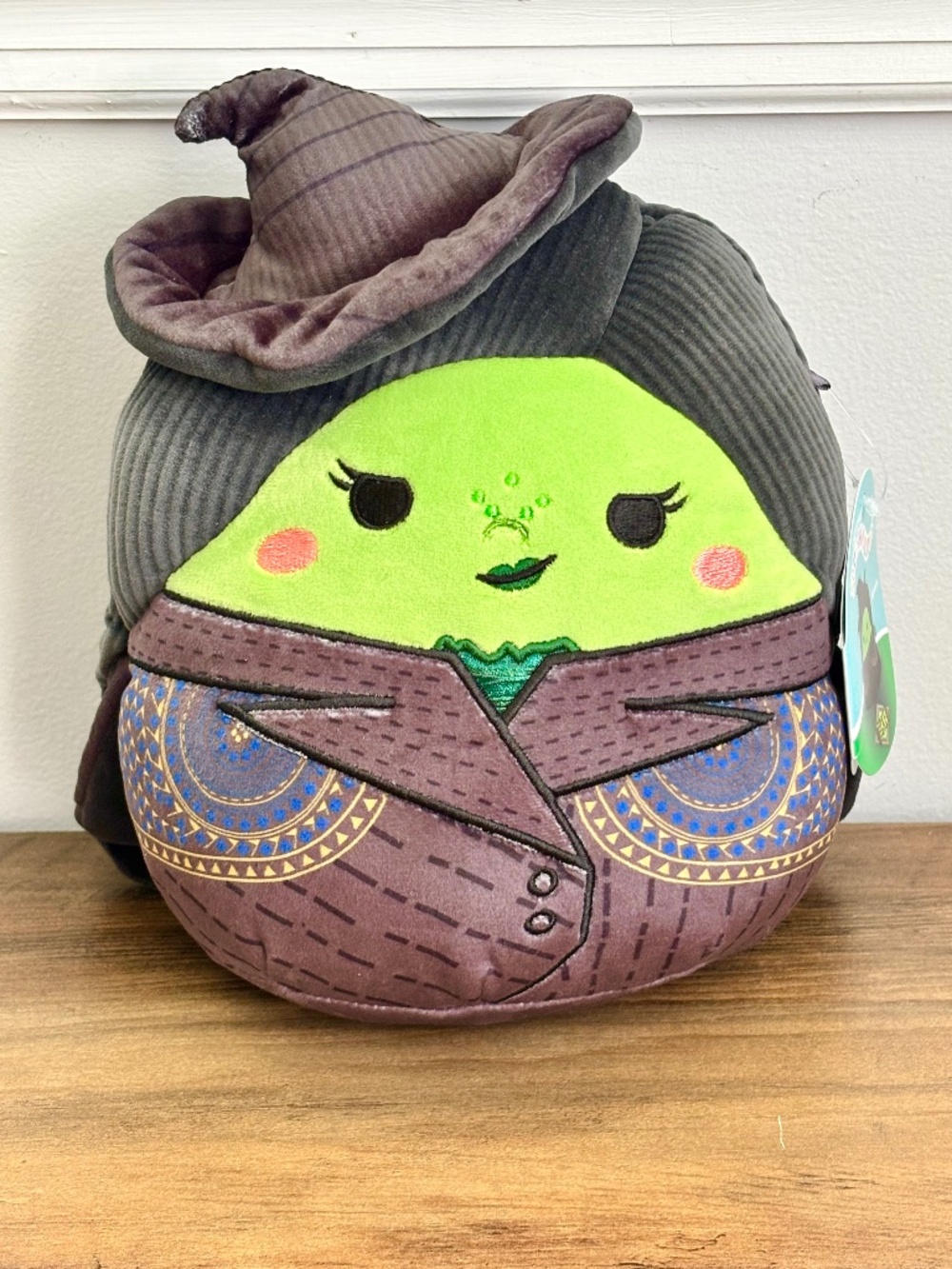 NWT Squishmallows Wicked Movie Elphaba Green Witch 8" Plush Stuffed Animal Toy